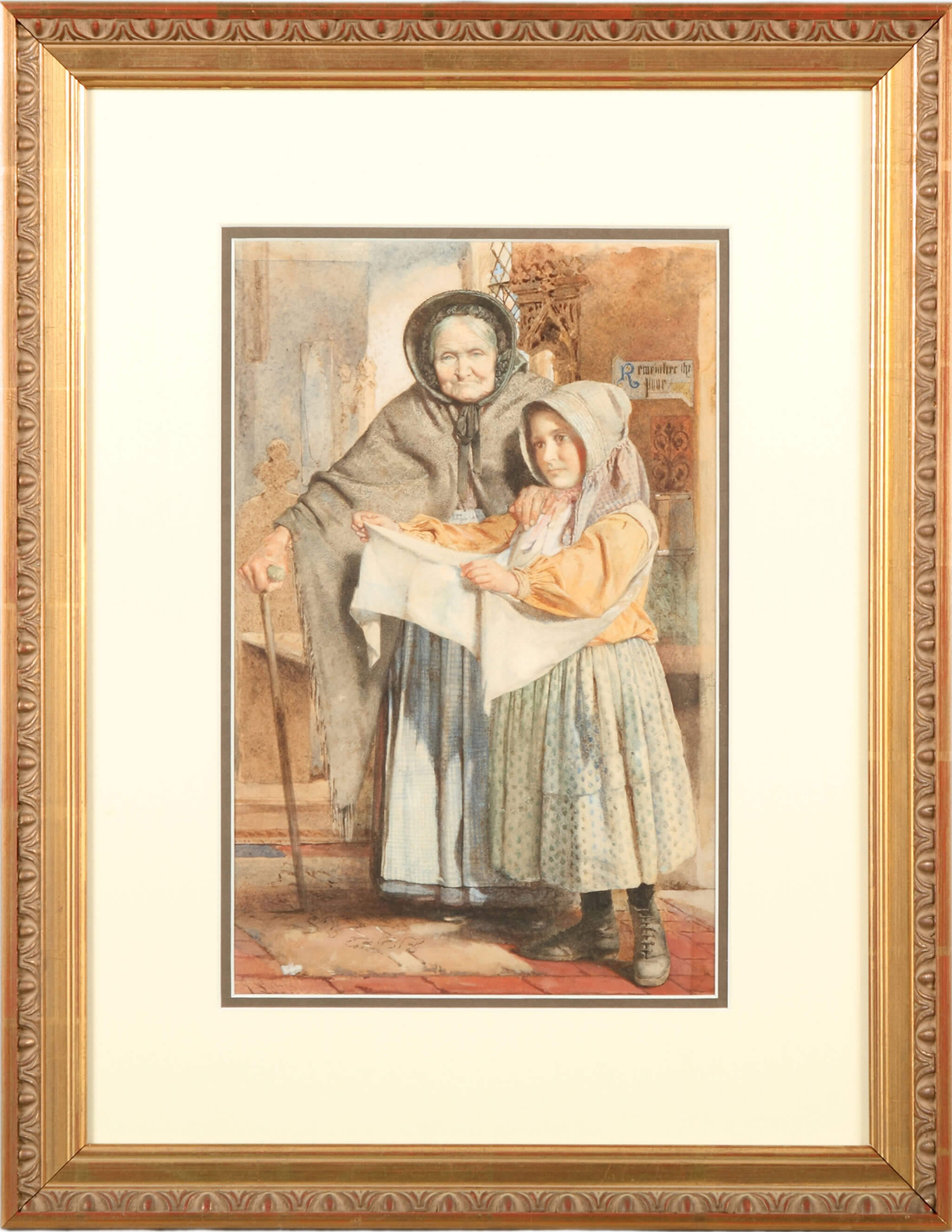 James Lobley - Remember the Poor Painting For Sale