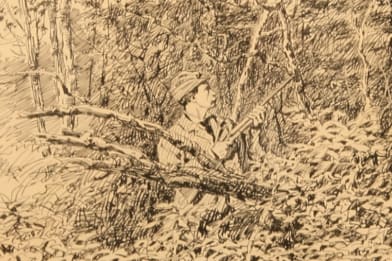 Arthur Burdett Frost Painting - Grouse Hunting