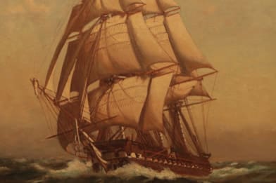 C. Myron Clark Victorian Artwork for Sale - USS Constitution