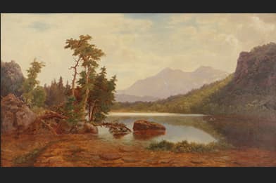 Thomas J. Fenimore Artwork for Sale - Mt. Chocorua Across the Saco River
