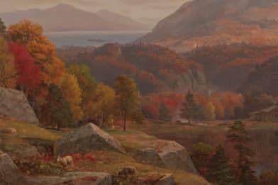 Benjamin F. Hawley - Fall Landscape Painting For Sale