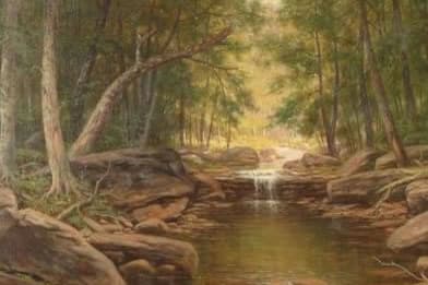 Albert King 19th Century Landscape Painting