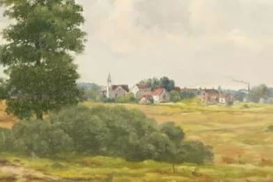Albert Francis King - Landscape Somerset PA Painting For Sale