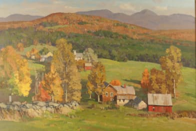 Thomas Michael Nicholas - Rural New England Landscape Painting