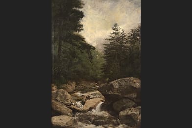 Clarence Marshall Johns - Rocky Allegheny Mountain Stream