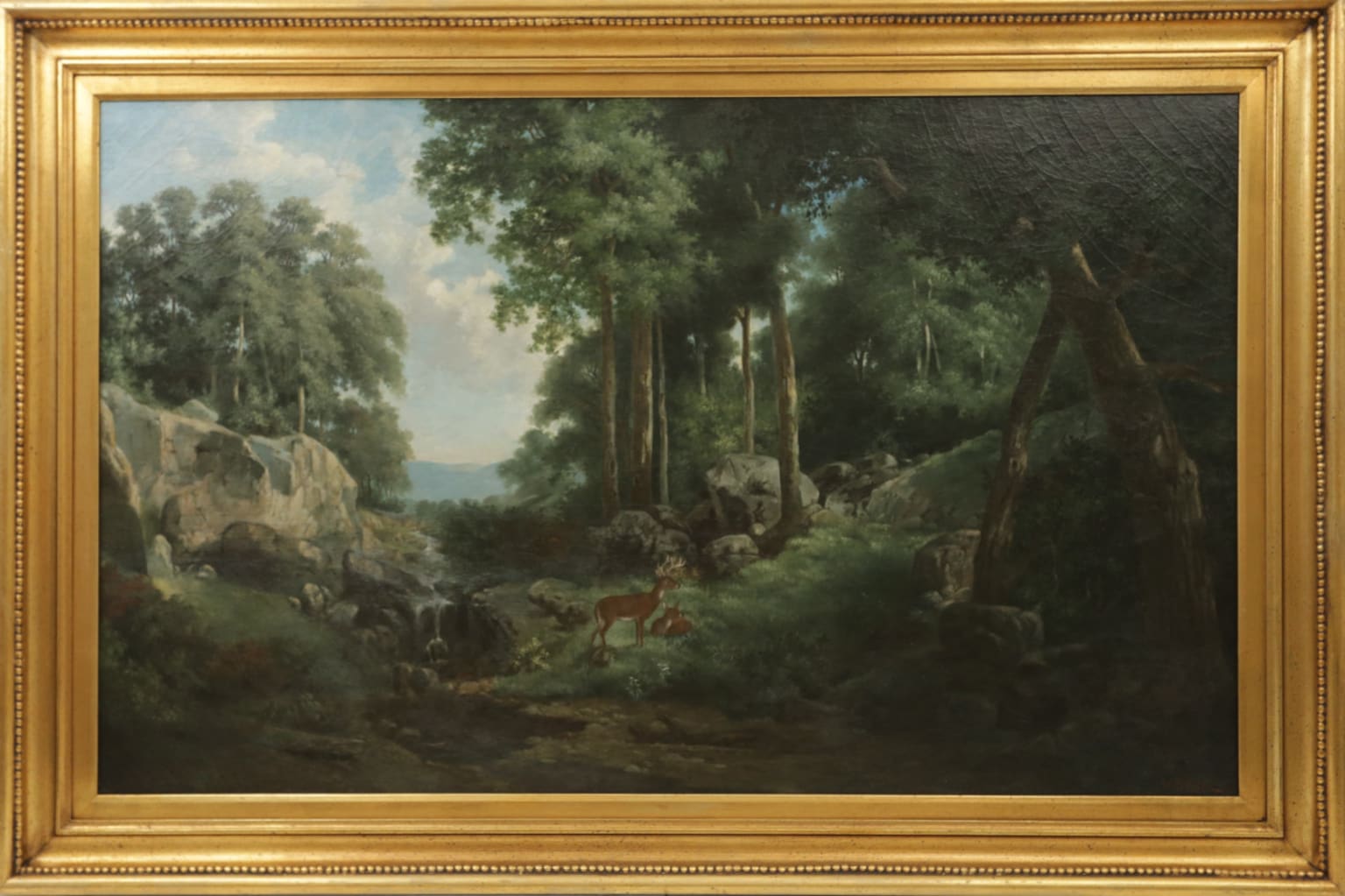 G. F. Keil - Sportsman's Paradise Painting For Sale
