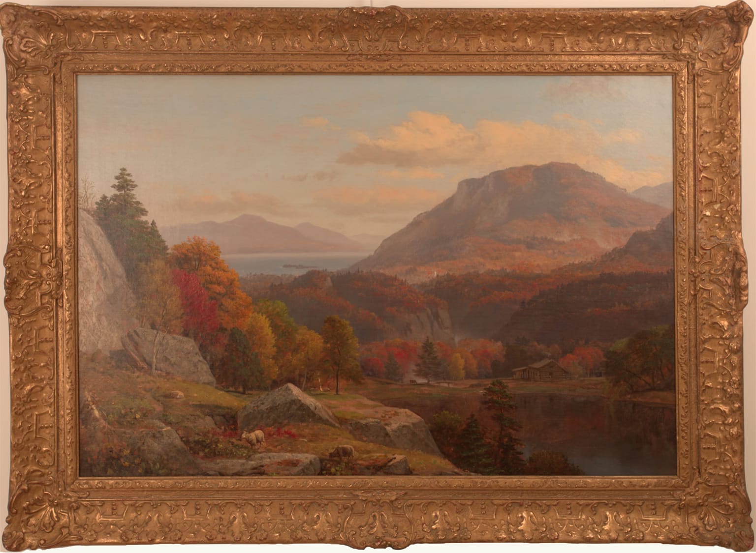 Benjamin F. Hawley - Fall Landscape Painting For Sale