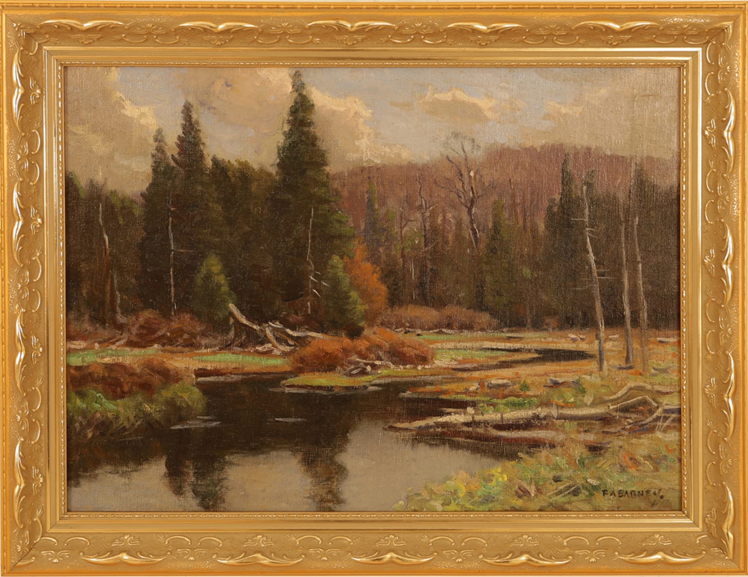 Frank A. Barney - Impression of Fir Trees 