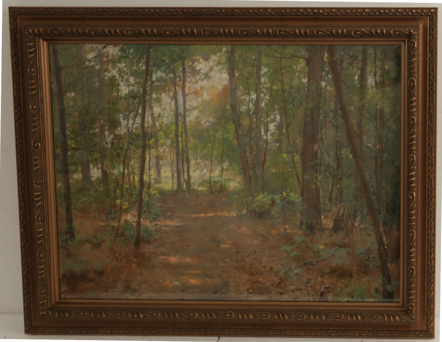John Wesley Beatty - Fork In The Road Watercolor Painting