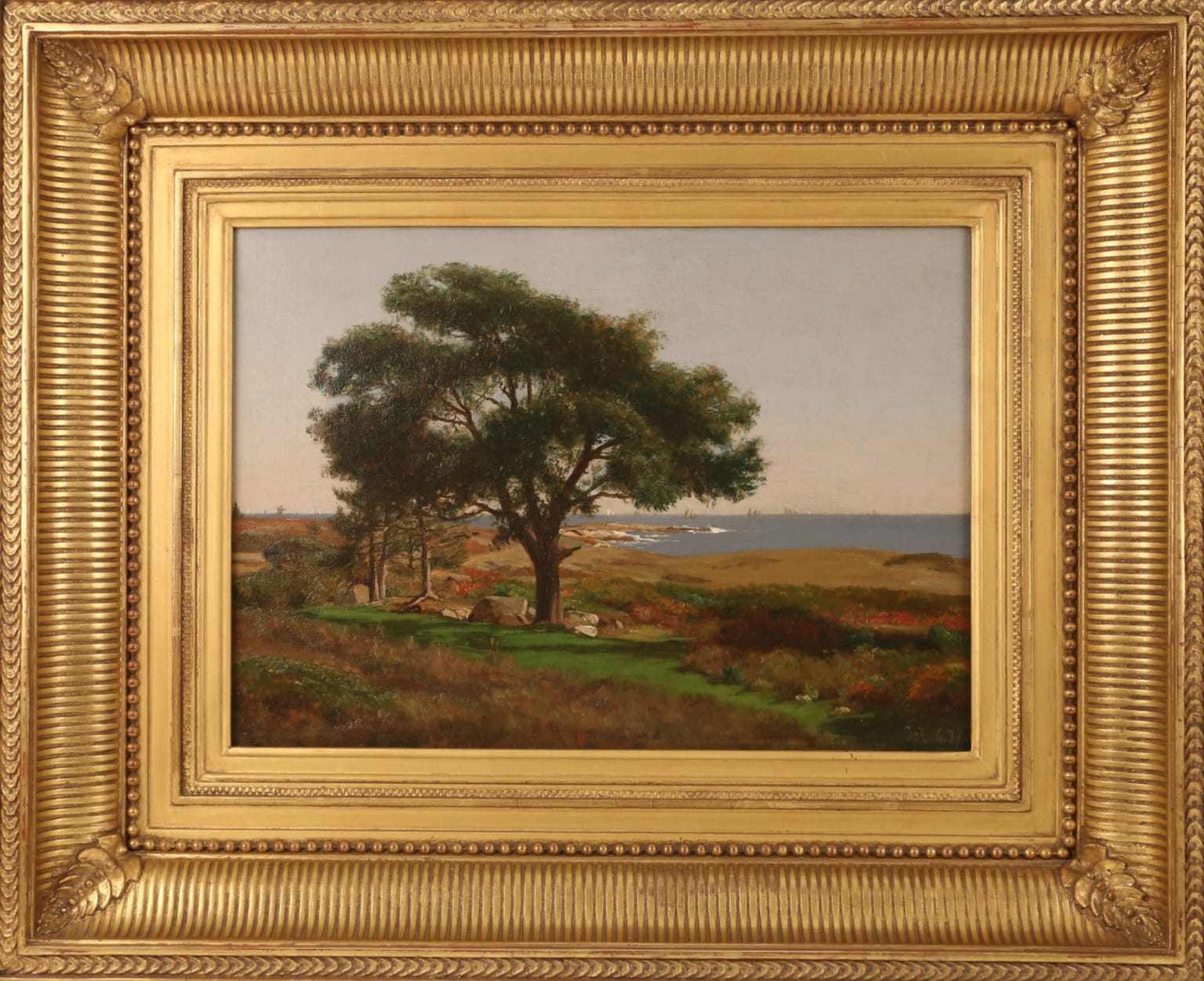 Jervis McEntee: Near Kennebunkport Victorian Painting