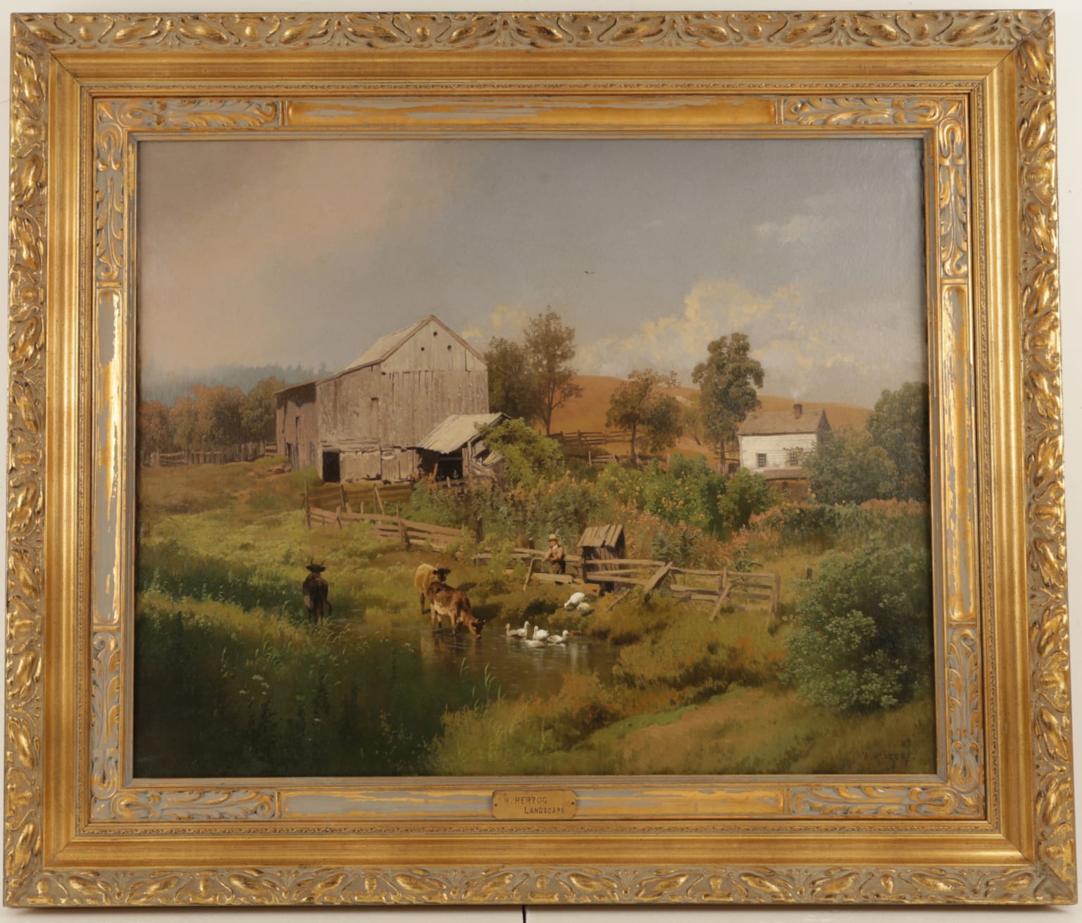 Hermann Ottomar Herzog (German-American 1832 - 1932)