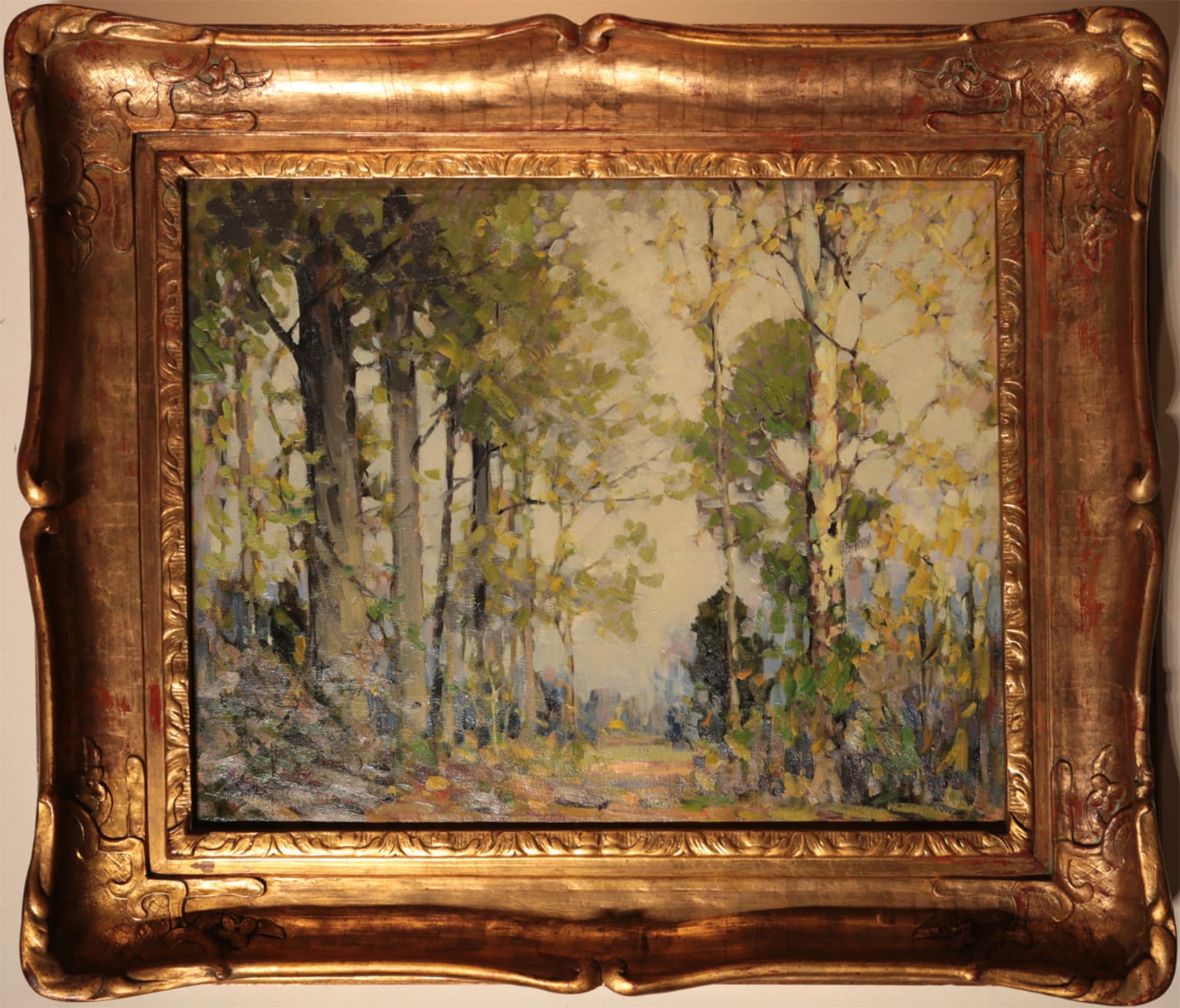 Alfred Hutty - Through the Wood, Woodstock, NY Painting