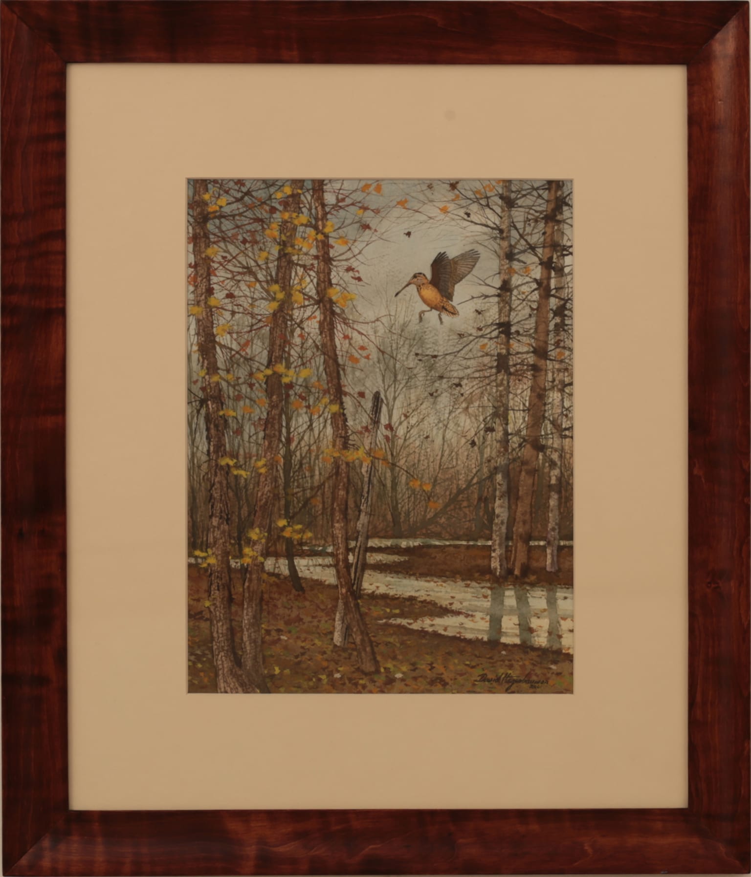 David Hagerbaumer 19th Century Painting for Sale - Woodcock