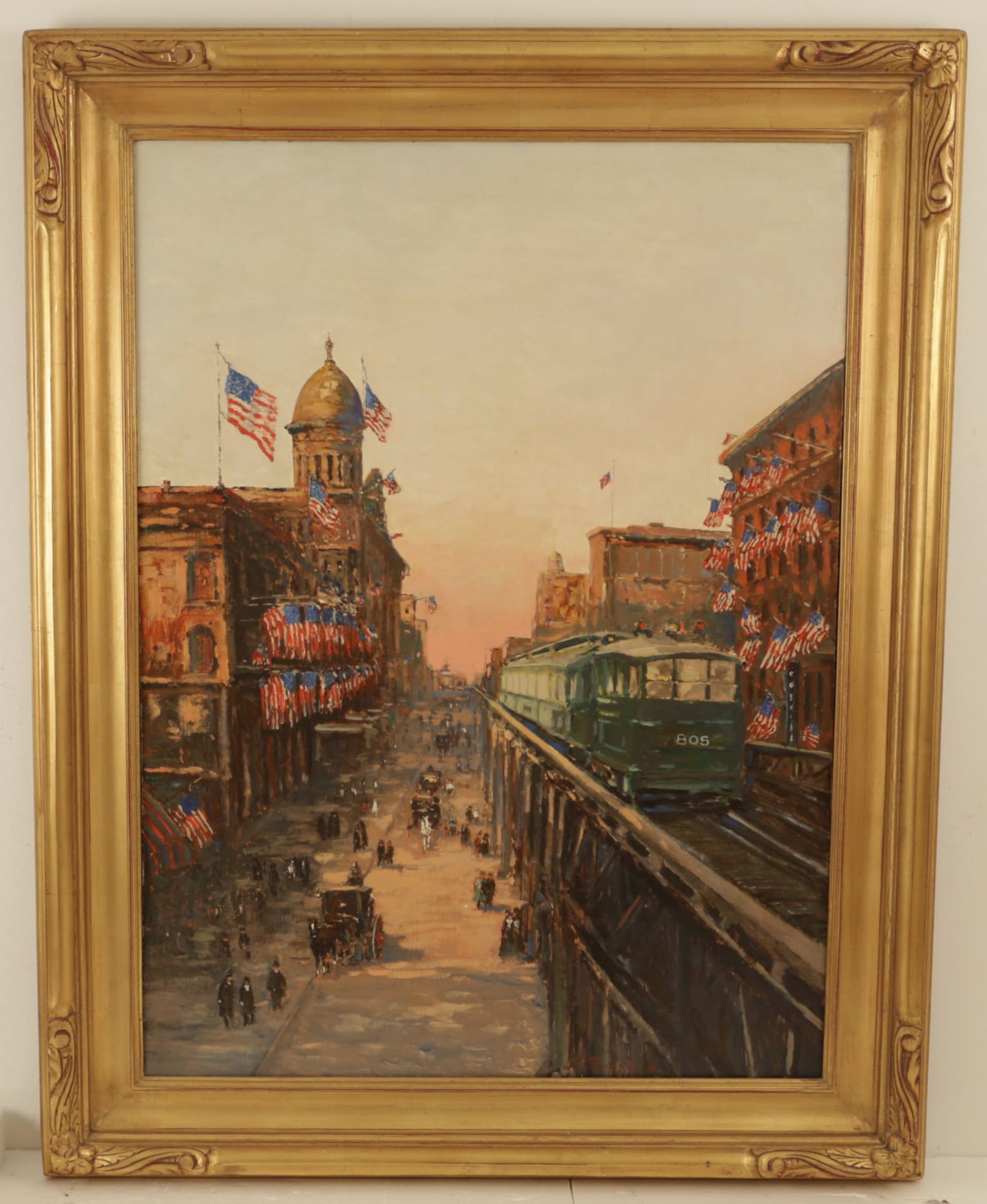 Franklin Edward Morris Victorian Painting for Sale - Fourth of July