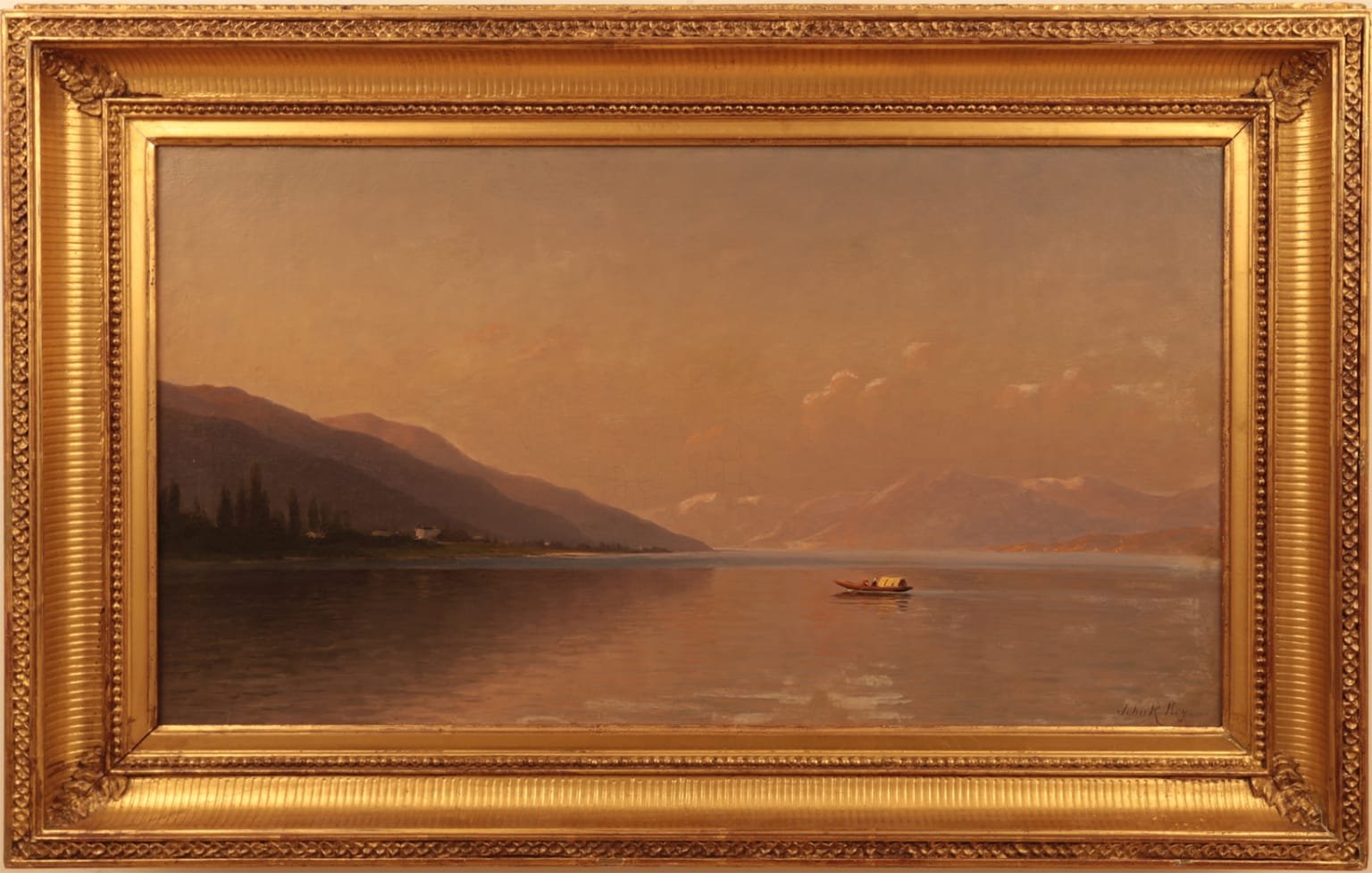 John Ross Key Painting - Lake Vista - 19th Century American Fine Art