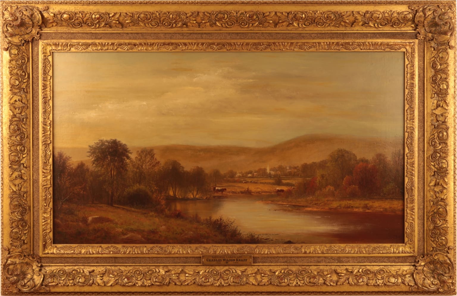 Charles Wilson Knapp Landscape Painting