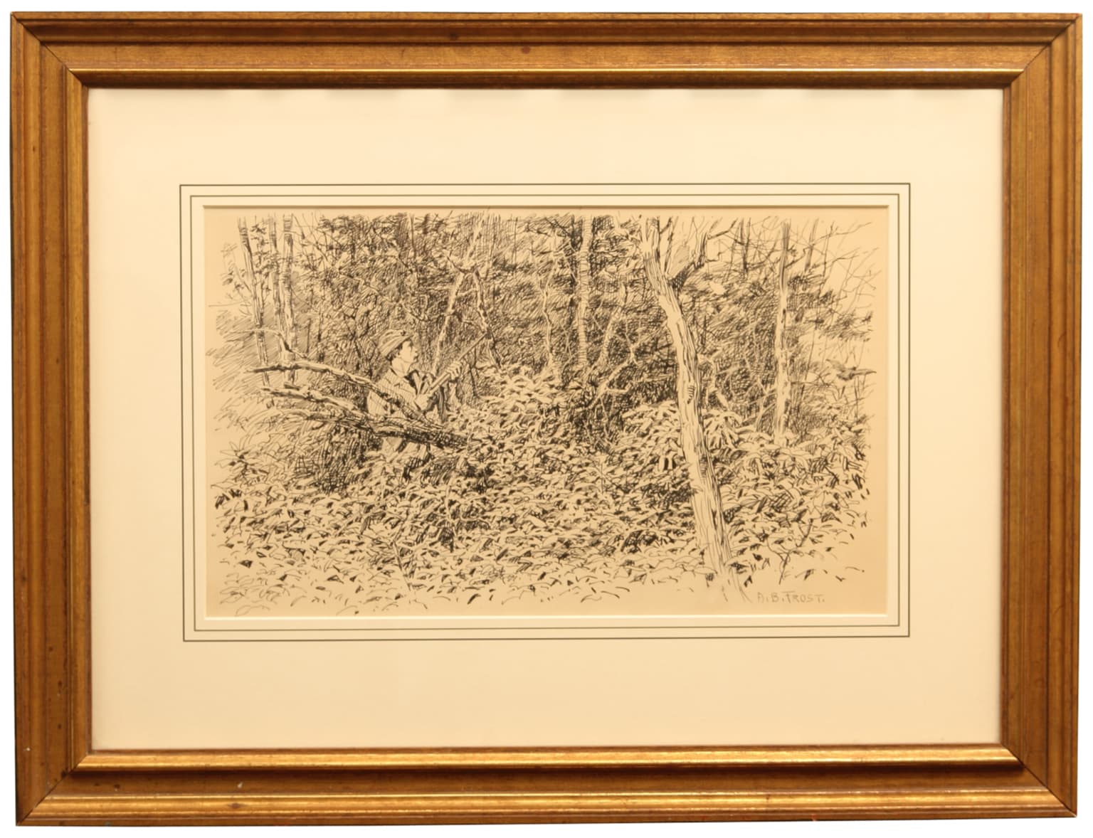 Arthur Burdett Frost Painting - Grouse Hunting