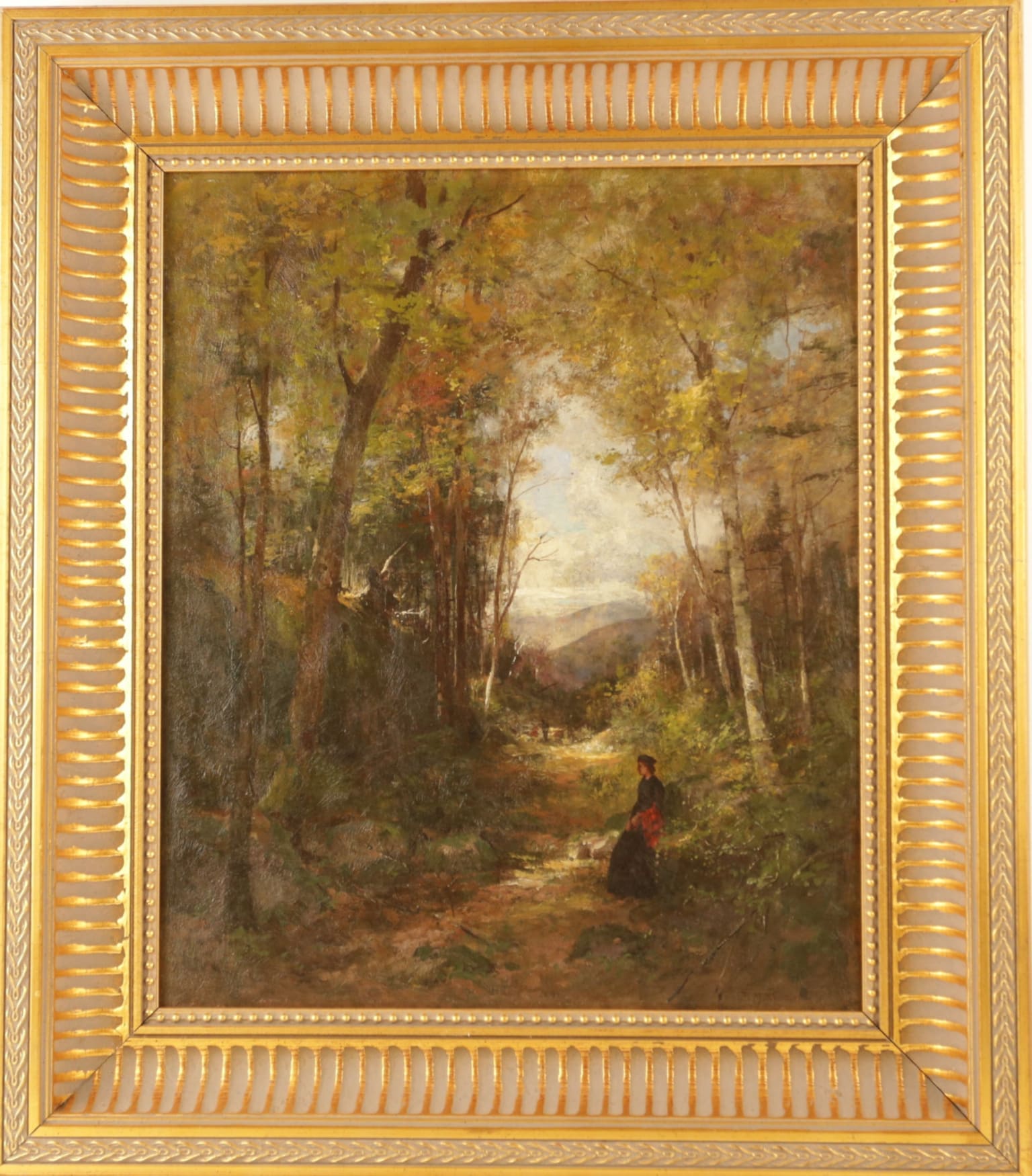 Roswell Morse Shurtleff - Forest Victorian Painting