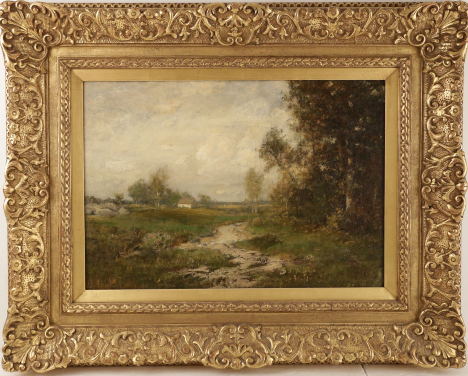 Alexander Helwig Wyant's "Gray Day" Victorian Painting
