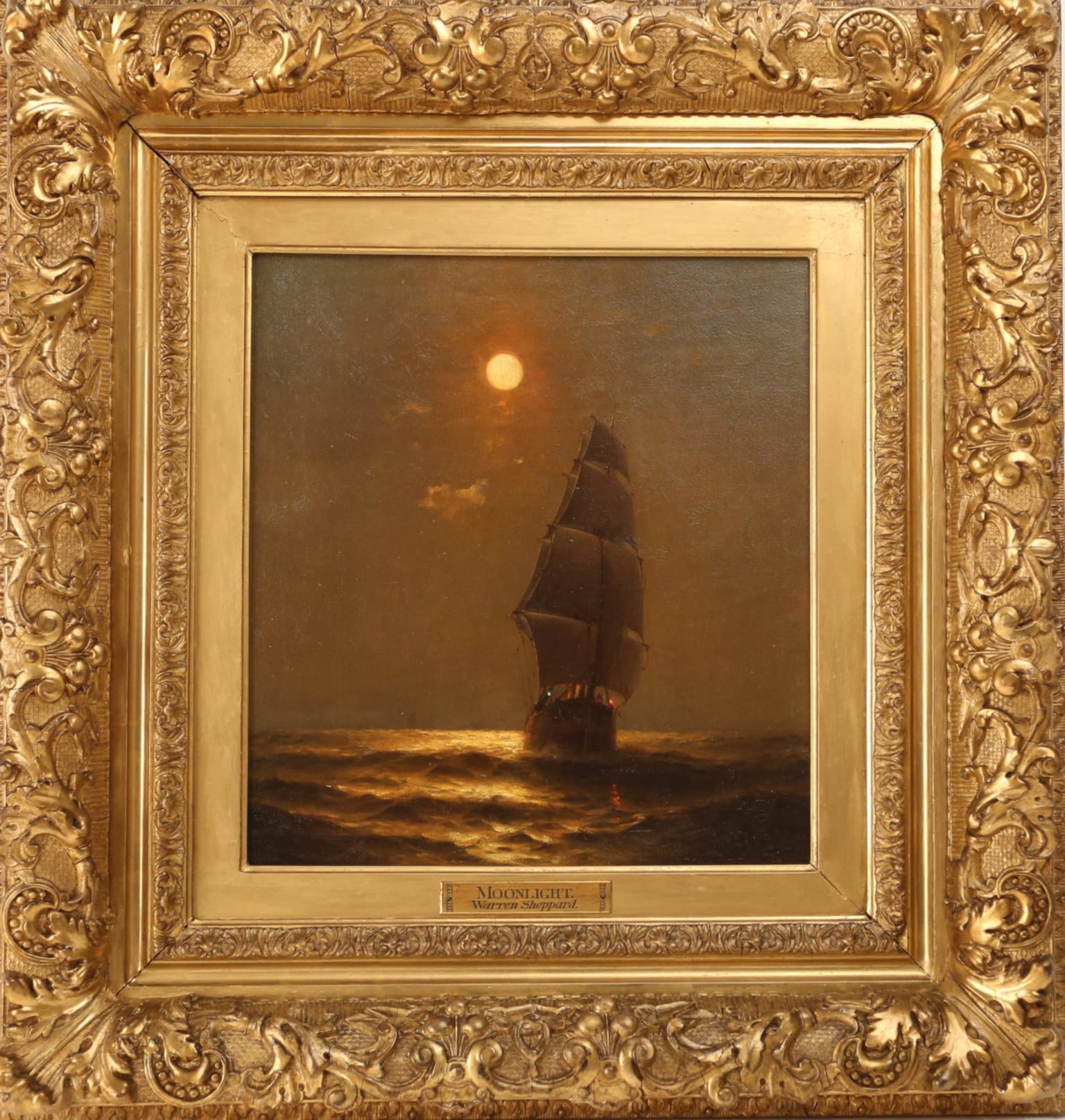 Warren Sheppard Victorian Marine Painting for Sale