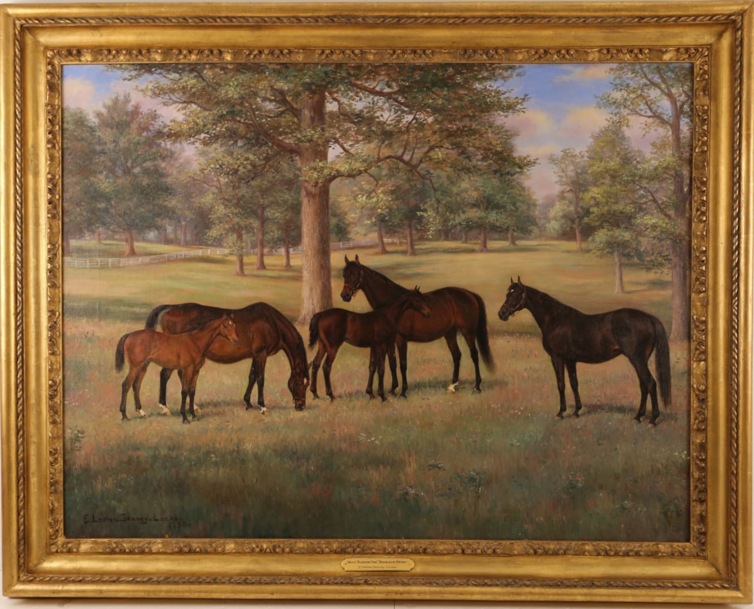Essie Lucas – Victorian Horse Painting for Sale
