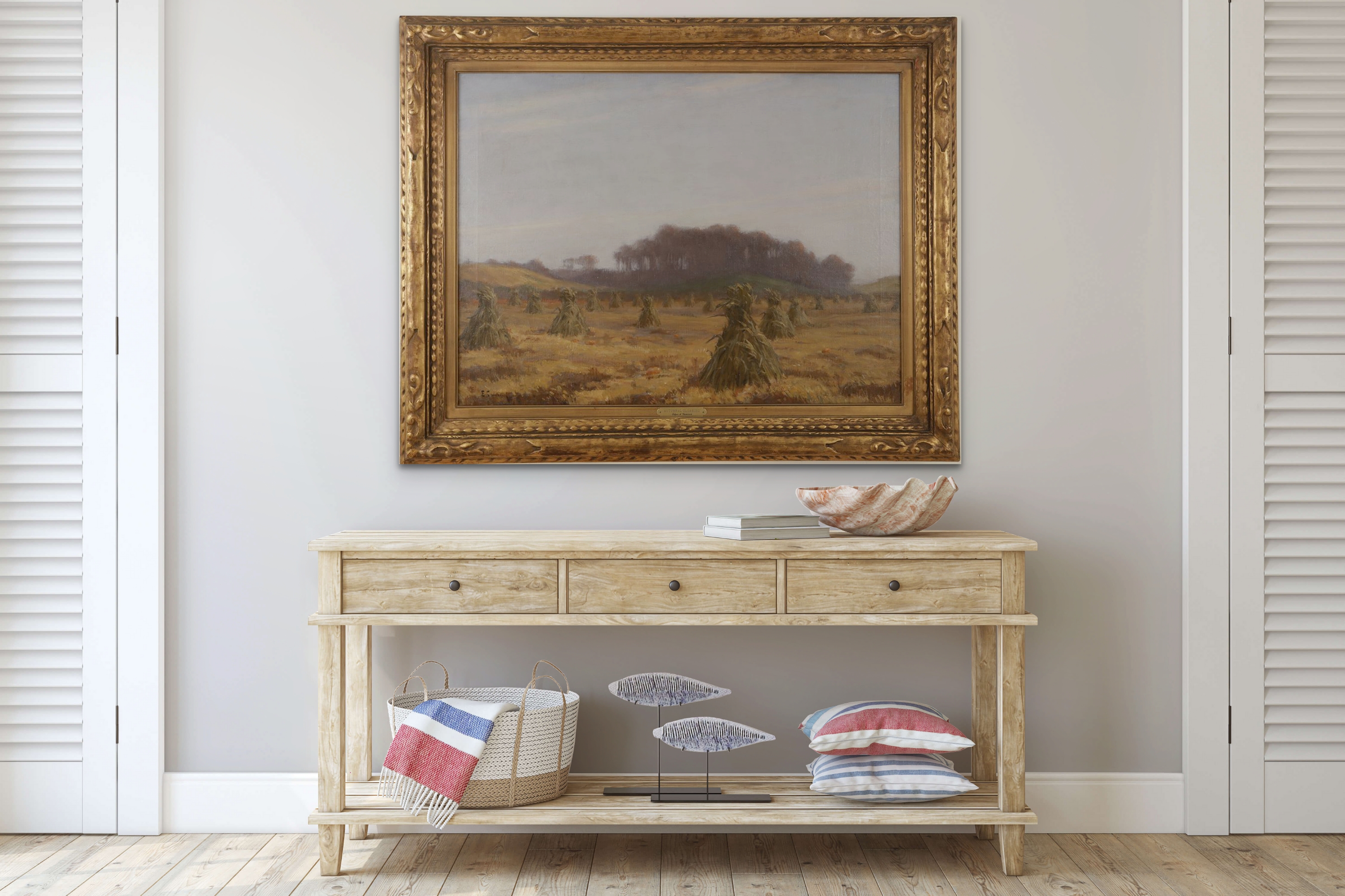 Edgar Spier Cameron - Autumnal Gloaming Painting For Sale