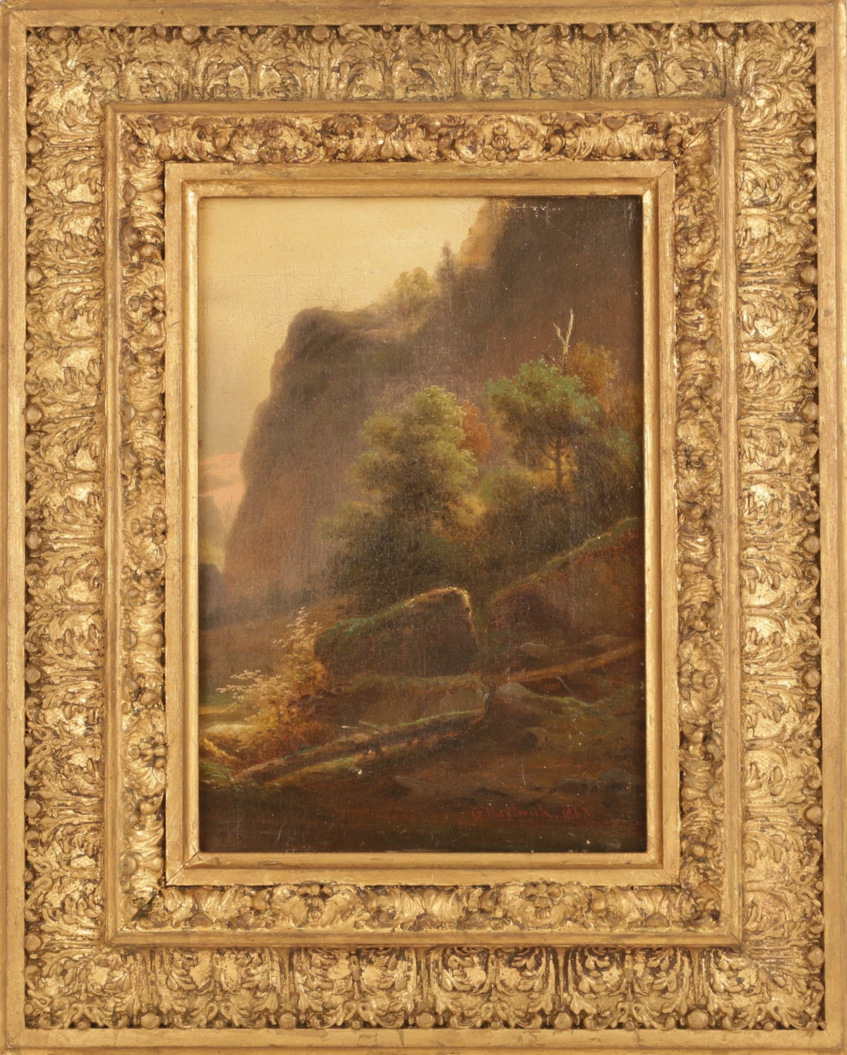 George Gunther Hartwick Boulder Slope Painting For Sale