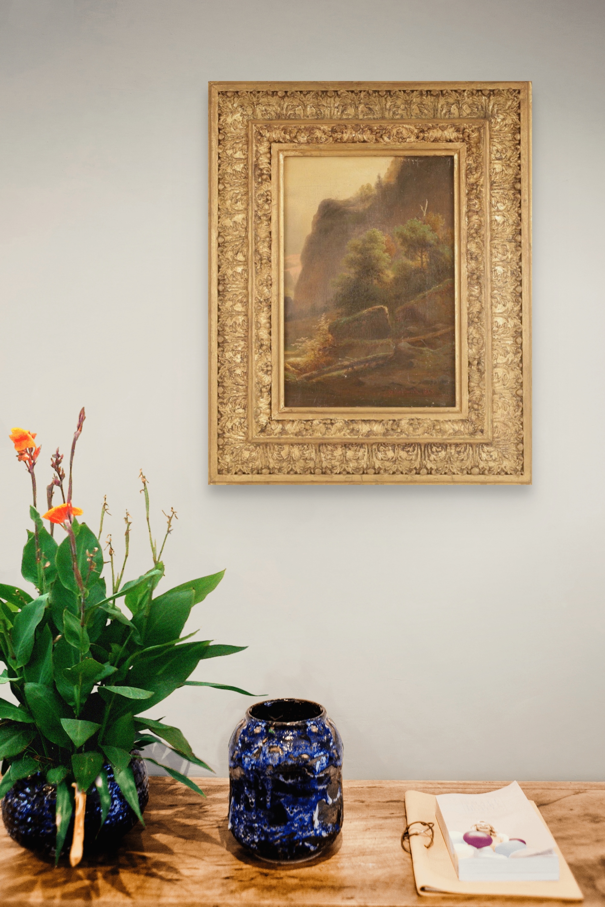 George Gunther Hartwick Boulder Slope Painting For Sale