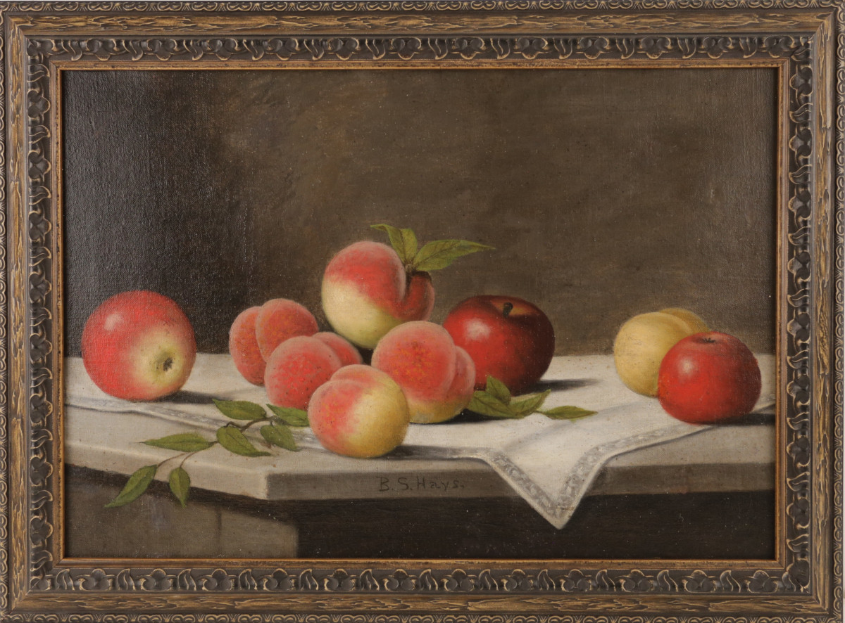Barton Stone Hays: Apples & Peaches Painting